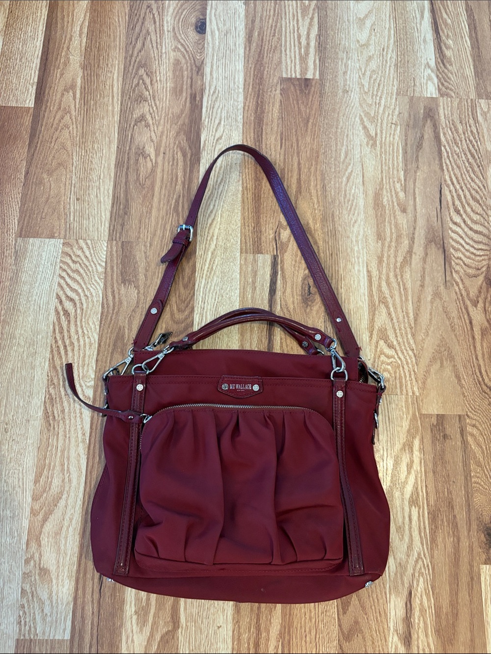 MZ Wallace Small Nikki Redwood Bedford